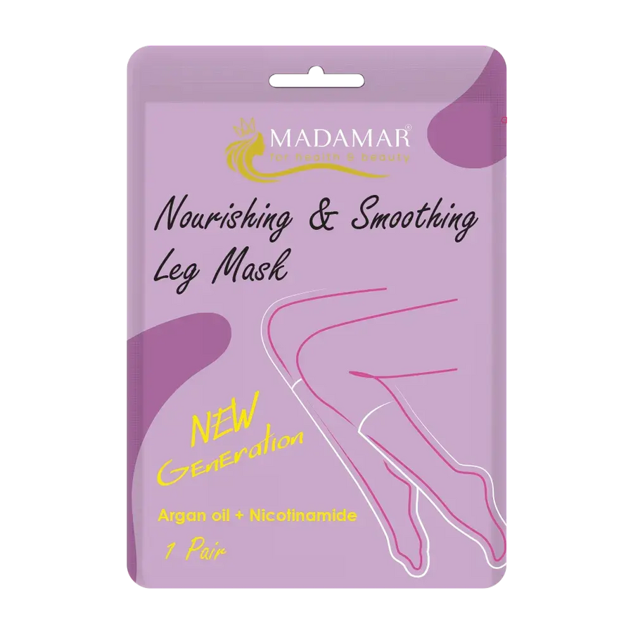 MADAMAR NOURISHING & SMOOTHING LEG MASK - 1PAIR | مادامار ماسك لترطيب و تغذية الأقدام - زوج واحد