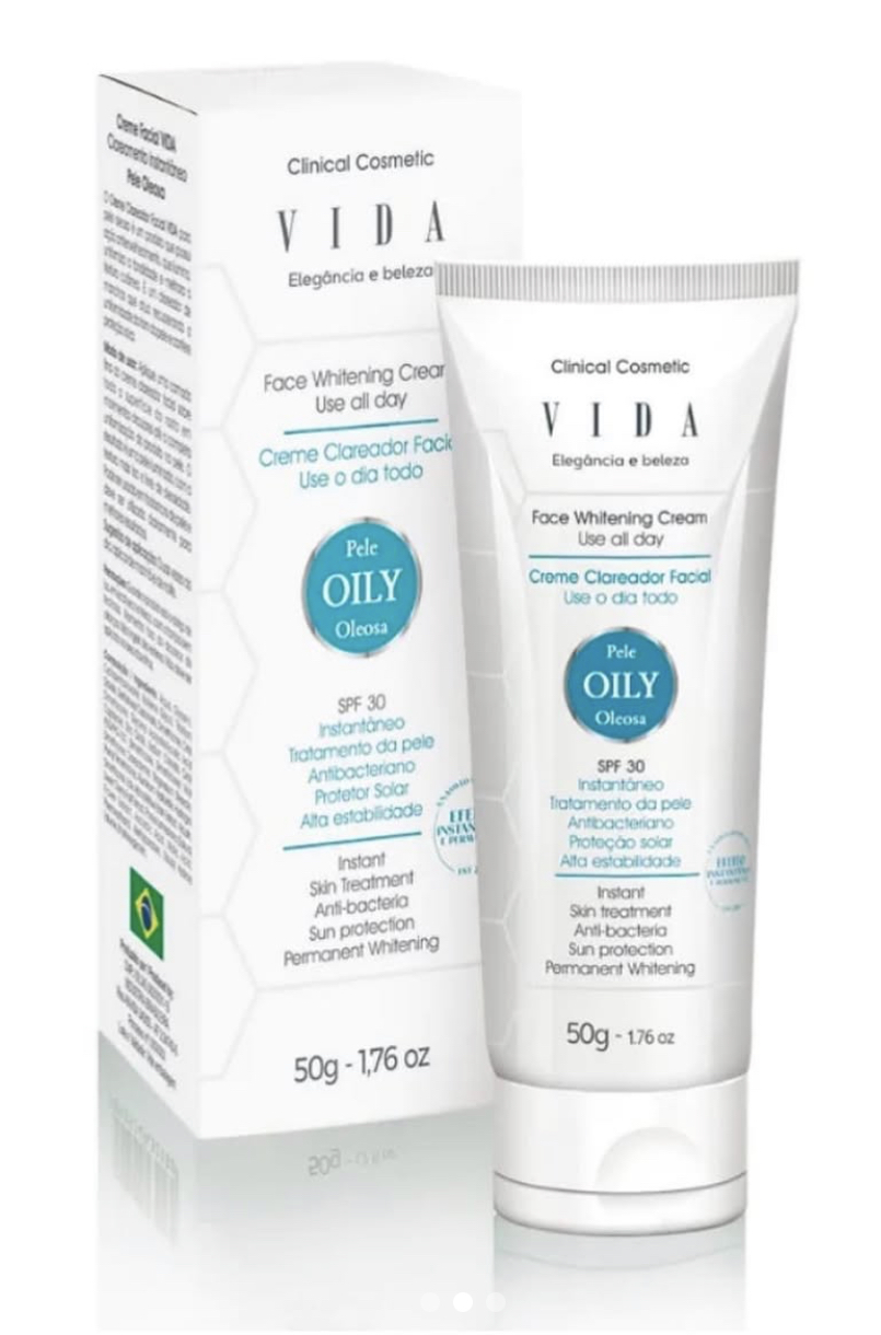 Vida Face Whitening cream For Oily Skin| كريم فيدا للتبيض للبشرة الدهنية