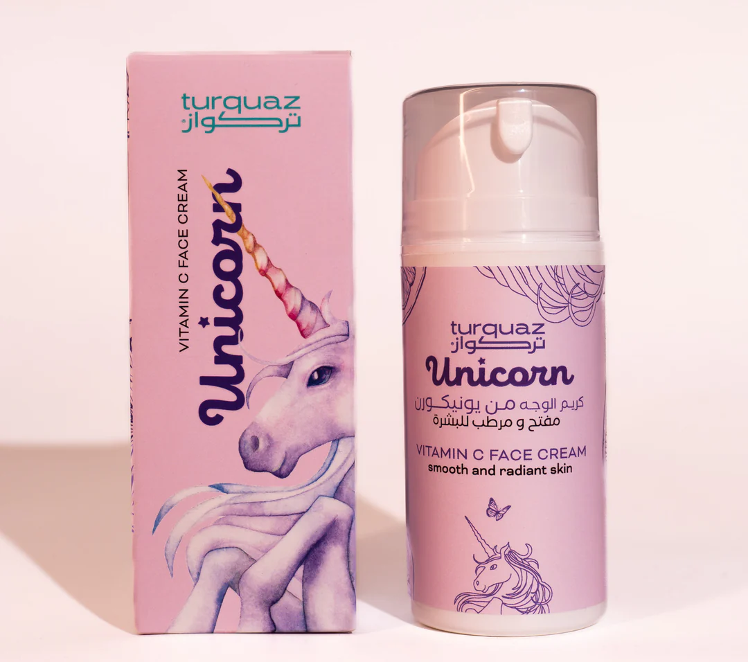 UNICORN VITAMIN C FACE CREAM SMOOTH & RADIANT SKIN - 100ML | يونيكورن كريم الوجه بالفيتامين سي - 100 مل