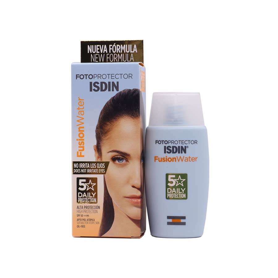 ISDIN FOTOPROTECTOR FUSION WATER SPF50 - 50ML | ازدن كريم واقي شمسي للبشرة الدهنية