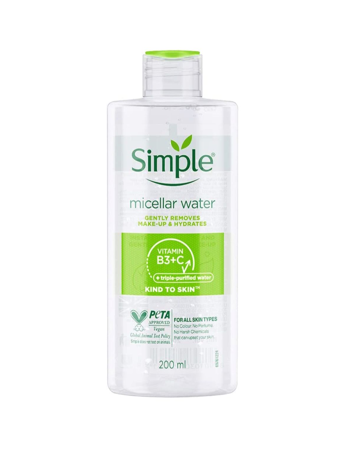 Simple Micellar Cleansing Water 200ml سمبل ماء ميسيلار منظف للبشرة
