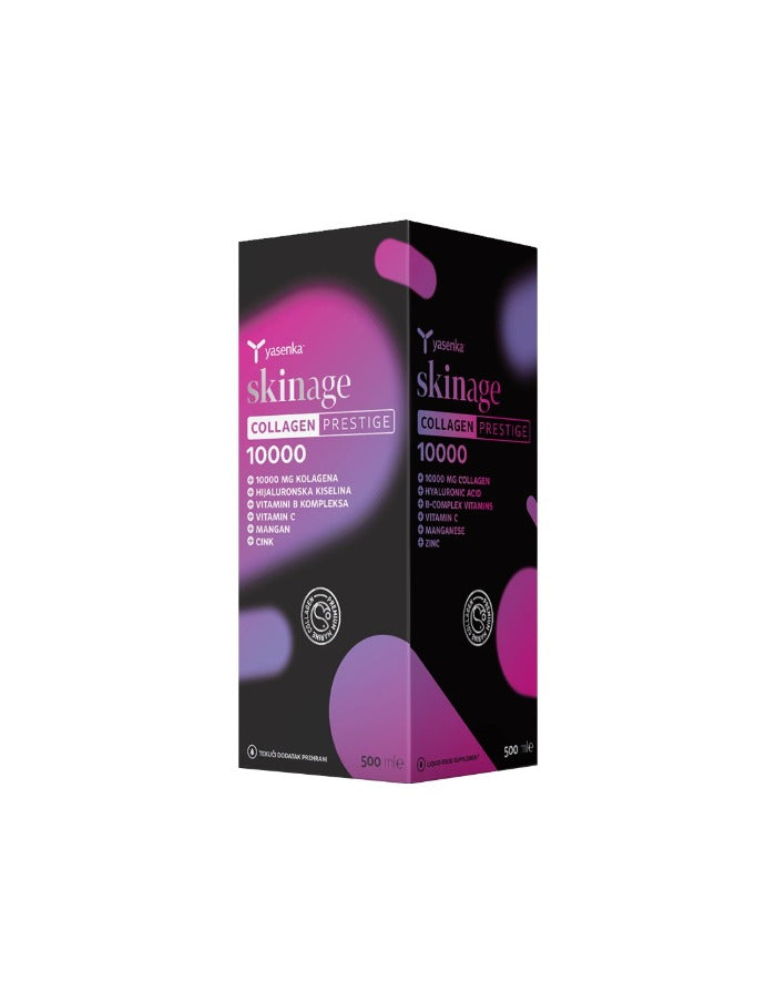 YASENKA SKIN AGE COLLAGEN PRESTIGE LIQUID NUTRITIONAL SUPPLEMENT سكين ايج شراب الكولاجين السائل