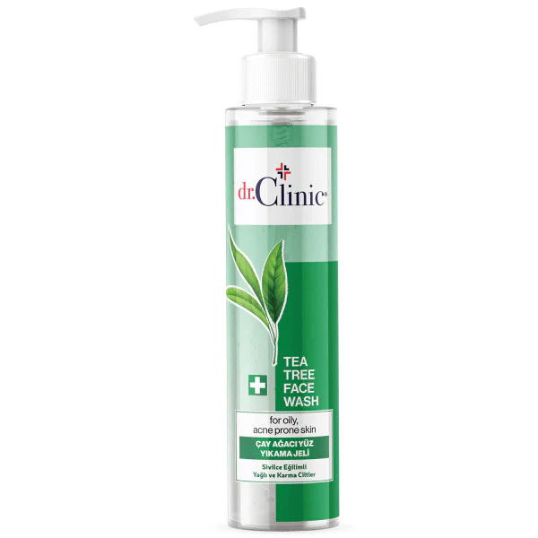 غسول شجرة الشاي من دكتور كلينك | Dr.Clinic Tea Tree Facial Wash Gel 200 ml