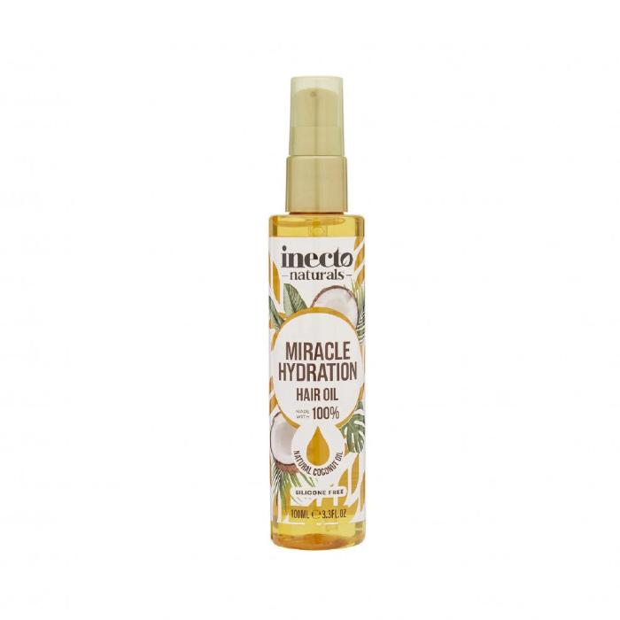 INECTO NATURAL COCONUT HAIR OIL WITH PURE COCONUT OIL - 100ML | إنكتو زيت الشعر بجوز الهند الطبيعي