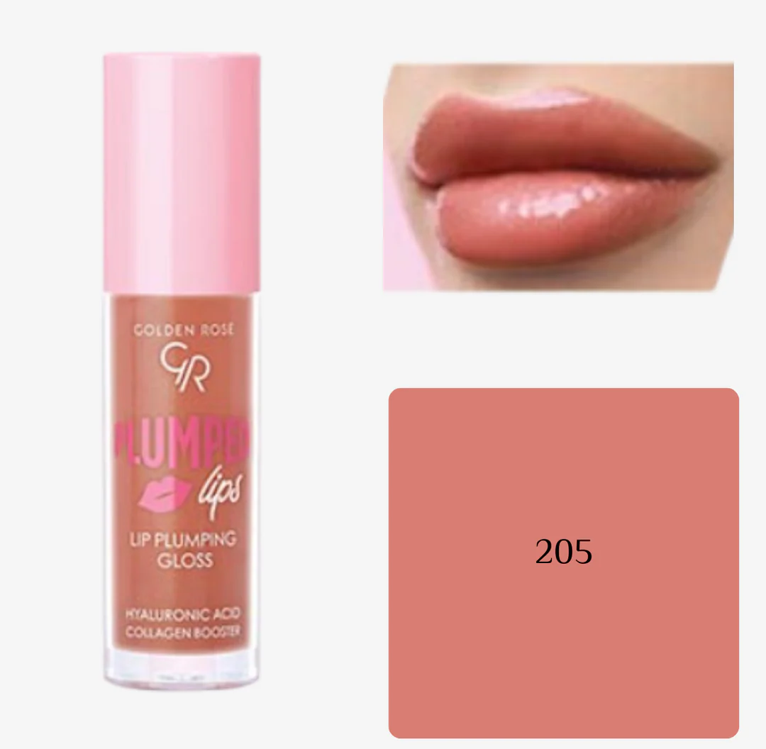 GOLDEN ROSE PLUMPED LIPS LIP PLUMPING GLOSS | كولدن روز غلوس للشفاه