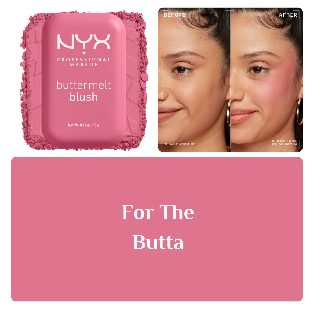NYX BUTTERMELT BLUSH - 5G | ان واي اكس بلاش - ٥ غرام درجة 06