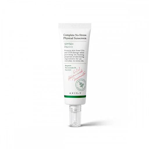 AXIS-Y Complete No-Stress Physical Sunscreen Spf 50pa+++ - 50ml | اكسس-واي واقي شمسي فيزيائي spf 50+++ - 50 مل