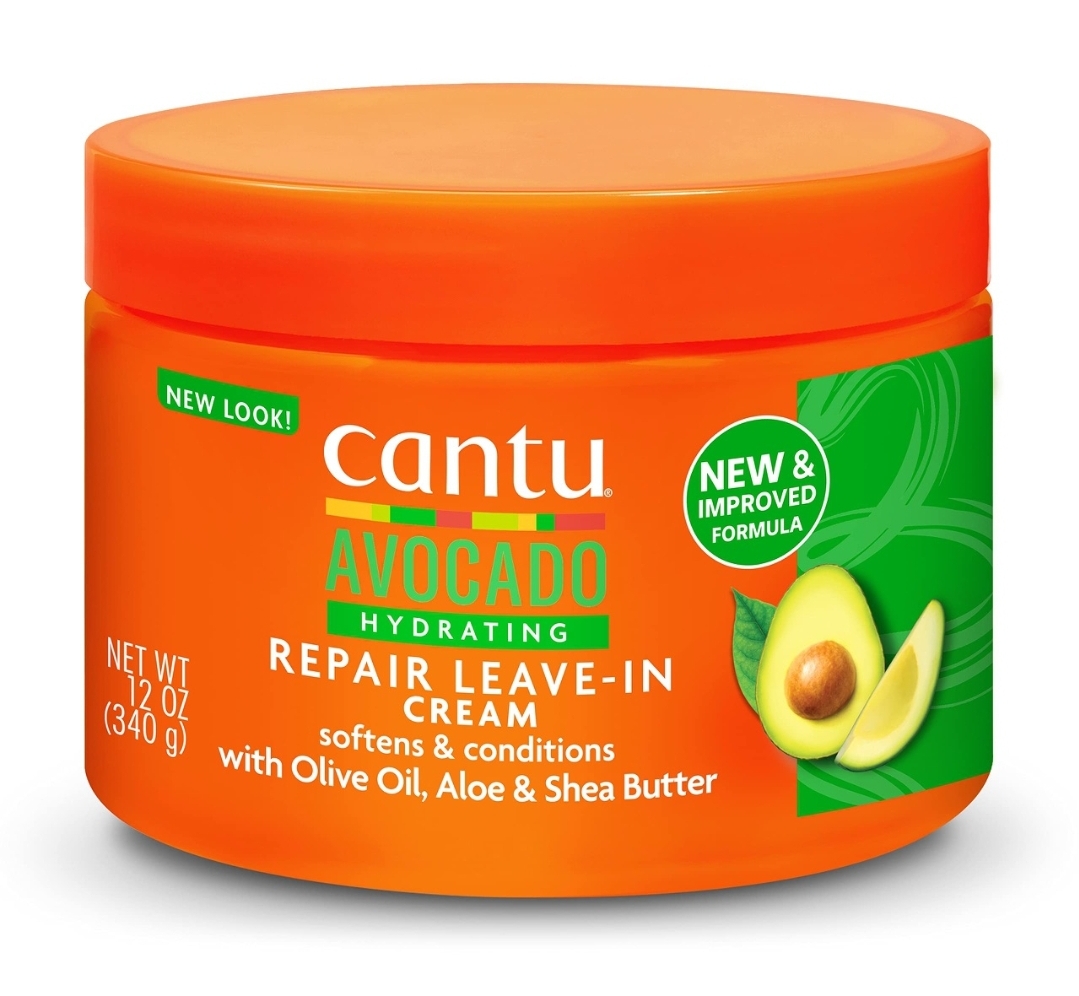 CANTU AVOCADO CONDITIONING CREAM WITH OLIVE OIL, ALOE & SHEA BUTTER - 340G | كانتو ليف إن بالأفوكادو المرطب بزيت الزيتون والصبار وزبدة الشيا -
