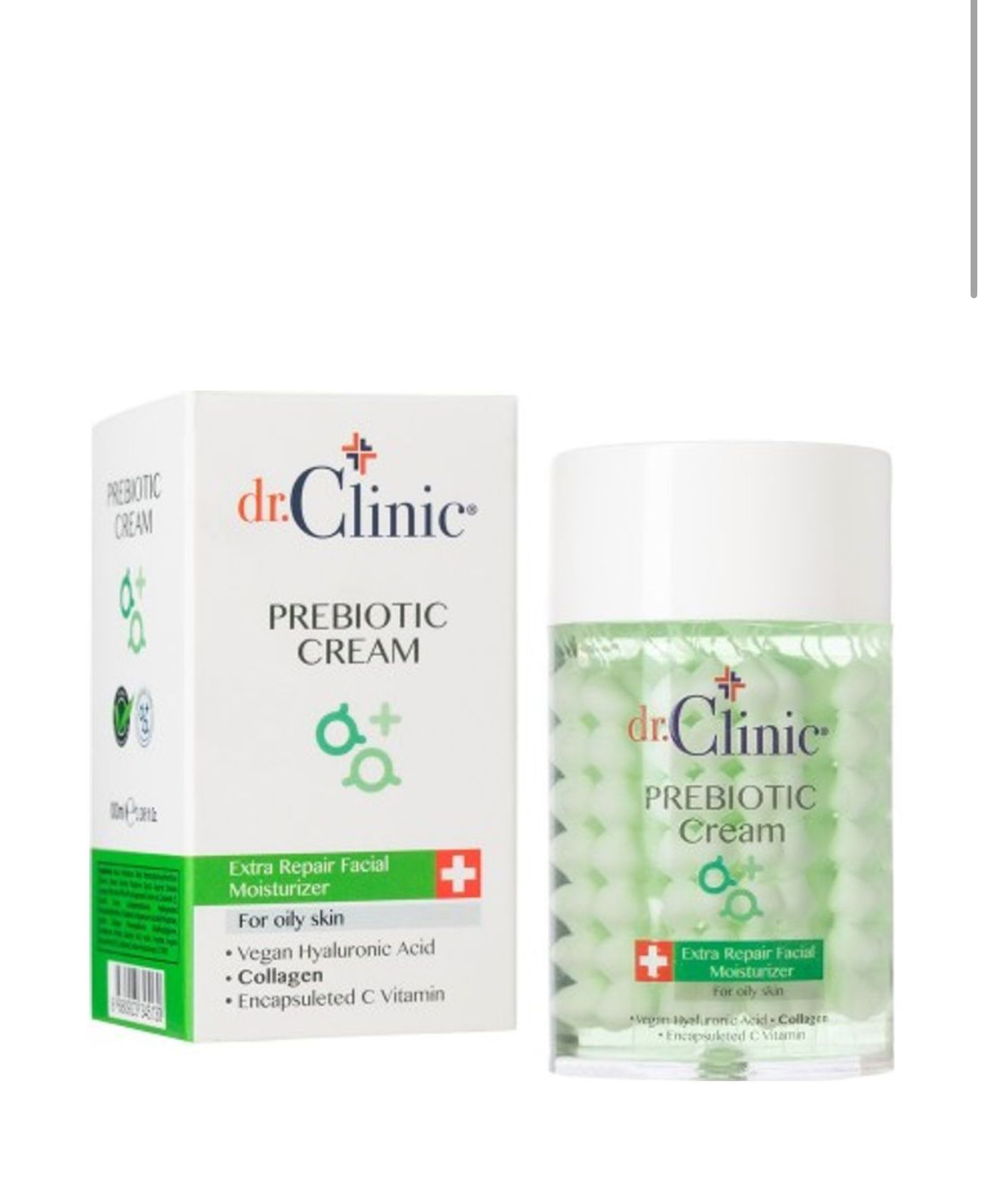 كريم مرطب للبشرة الدهنية 100 مل من دكتور كلينك Dr.Clinic Prebiotic Cream