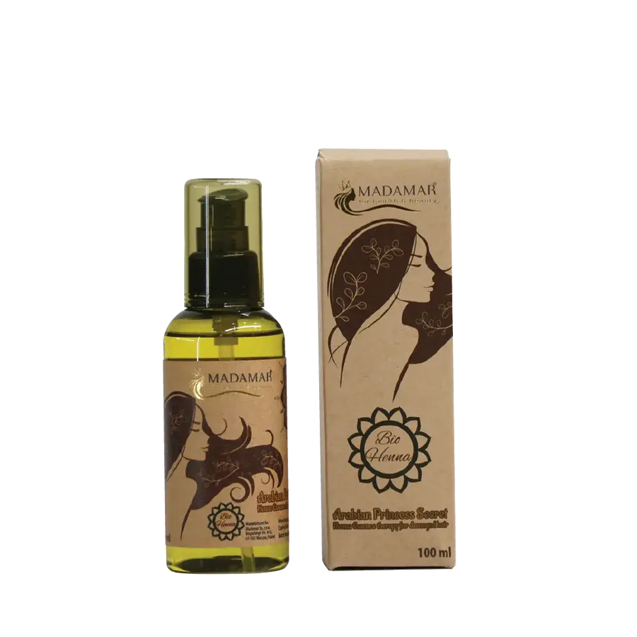 ARABIAN PRINCESS SECRET HENNA ESSENCE THERAPY FOR DAMAGED HAIR - 100ML اسنس شعر مادمار