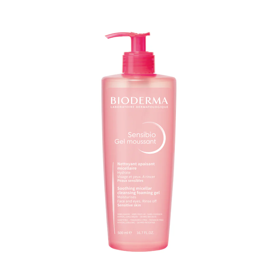 BIODERMA SENSIBIO CLEANSING FOAMING GEL - 500ML | بيوديرما جل رغوي منظف للبشرة الحساسة - 500 مل