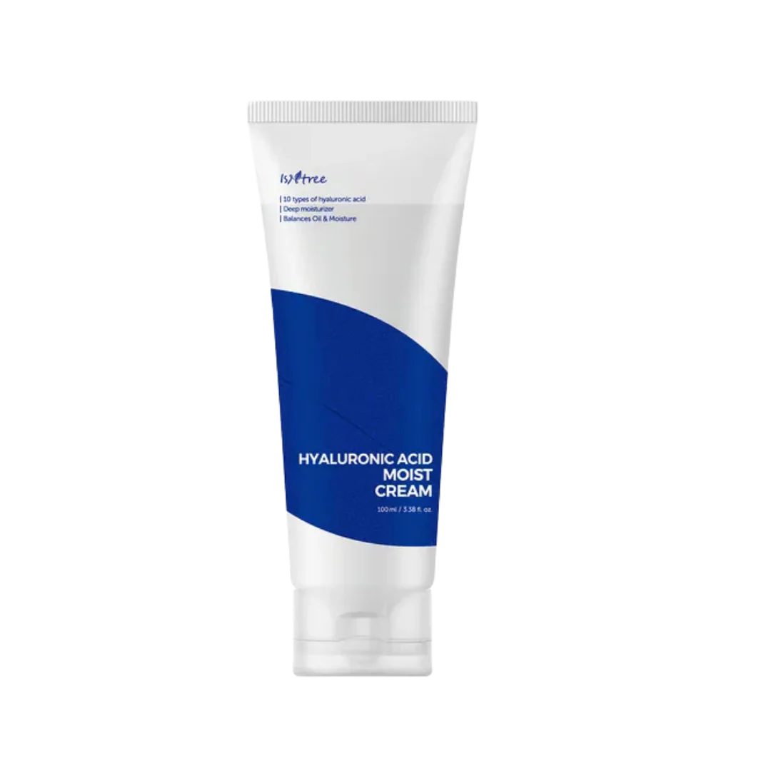 ISNTREE HYALURONIC ACID MOIST CREAM - 100 ML | إيسنتري كريم هيالورونيك اسيد مرطب للوجه - 100 مل