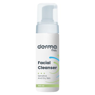 derma Pella Facial Cleanser Sensitive & Dry Skin - 150ديرما بيلا غسول بشرة جافة حساسة