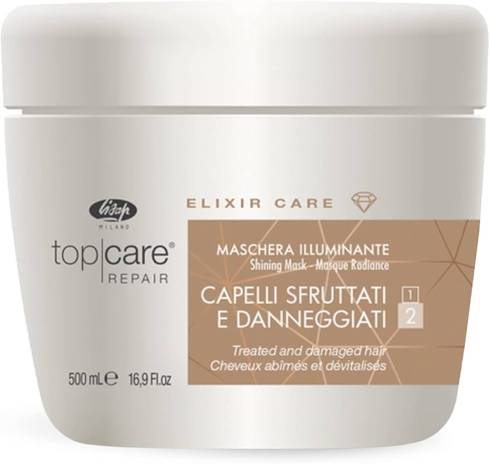 حجم ٢٥٠ مل ماسك ليساب توب كير ريبير إيليكسير كير – لترطيب وإصلاح الشعر بعمق، بزيت الأرجان والسيراميد A2