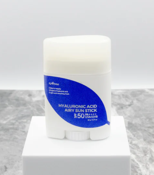 ISNTREE HYALURONIC ACID AIRY SUN STICK SPF 50 - 22G | إيسنتري عصا واقي شمسي بالهيالورونيك اسيد