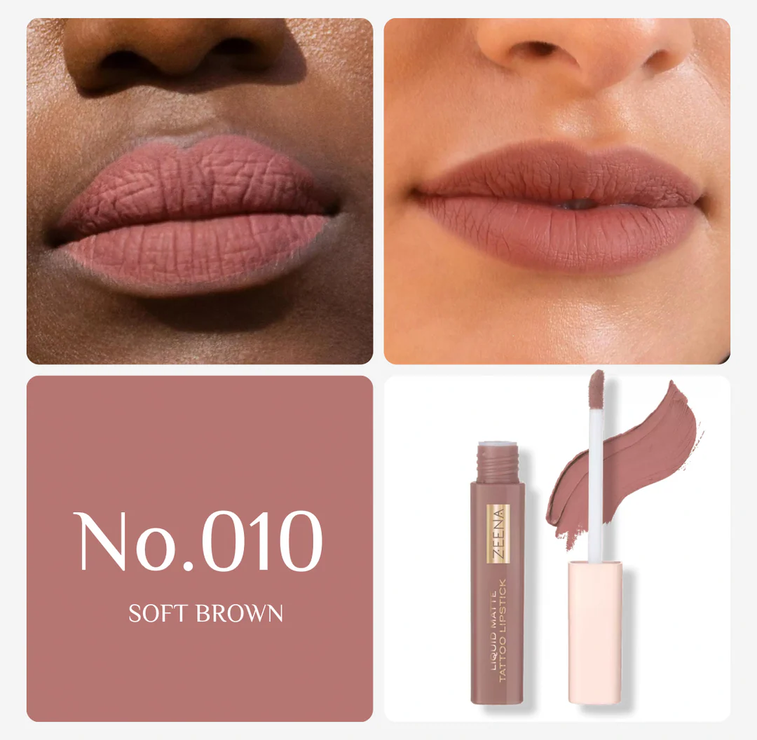 ZEENA LIQUID MATTE TATTOO LIPSTICK | زينا احمر شفاه سائل مات