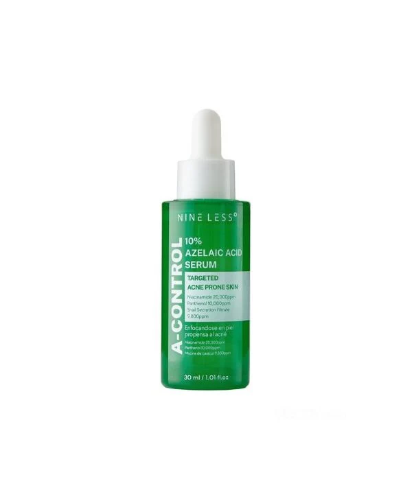 NINE LESS A-CONTROL 10% AZELAIC ACID SERUM - 30ML | ناين ليس سيروم الأزليك اسيد 10% - 30 مل