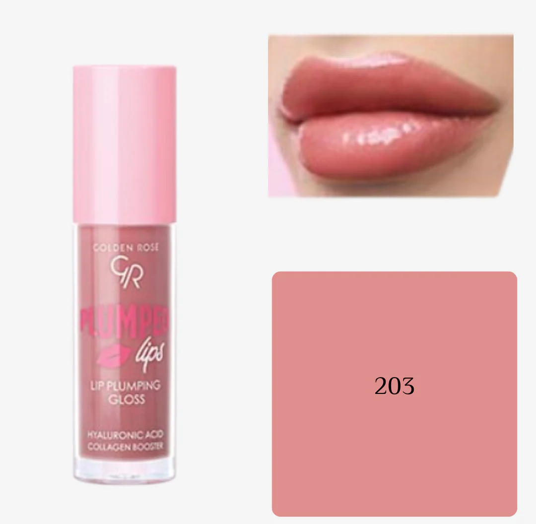 GOLDEN ROSE PLUMPED LIPS LIP PLUMPING GLOSS | كولدن روز غلوس للشفاه