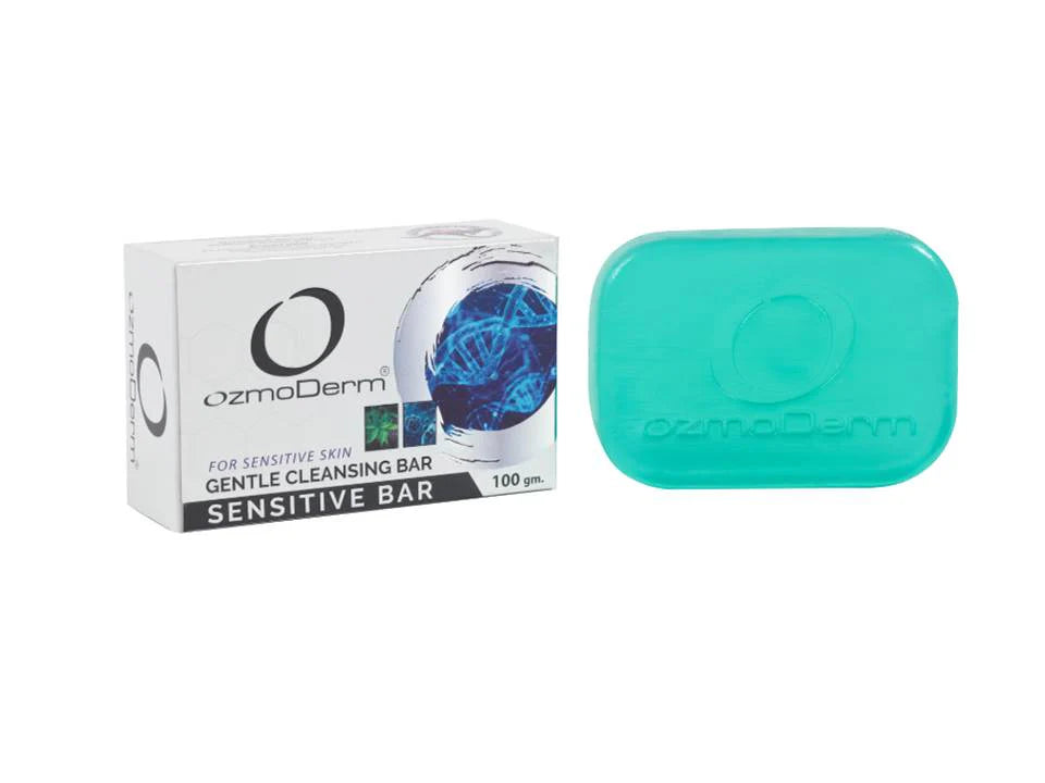 OZMODERM FOR SENSITIVE SKIN GENTLE CLEANSING BAR - 100G | اوزموديرم صابونة لطيفة على الوجه للبشرة الحساسة - 100 غرام