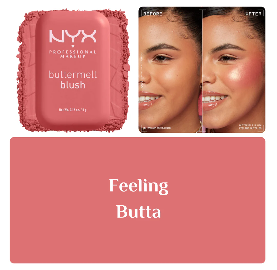 NYX BUTTERMELT BLUSH - 5G | ان واي اكس بلاش - ٥ غرام