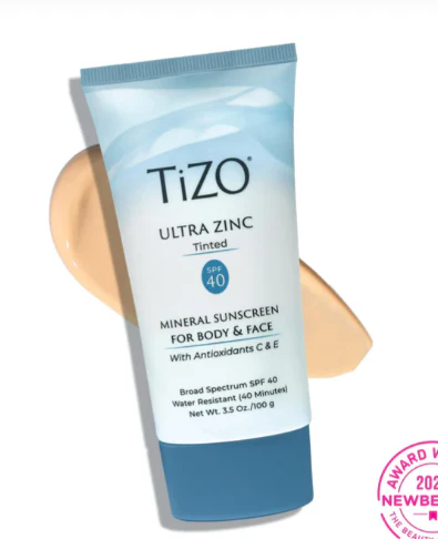 واقي شمس تايزو مع كريم اساس Tizo sunscreen tinted