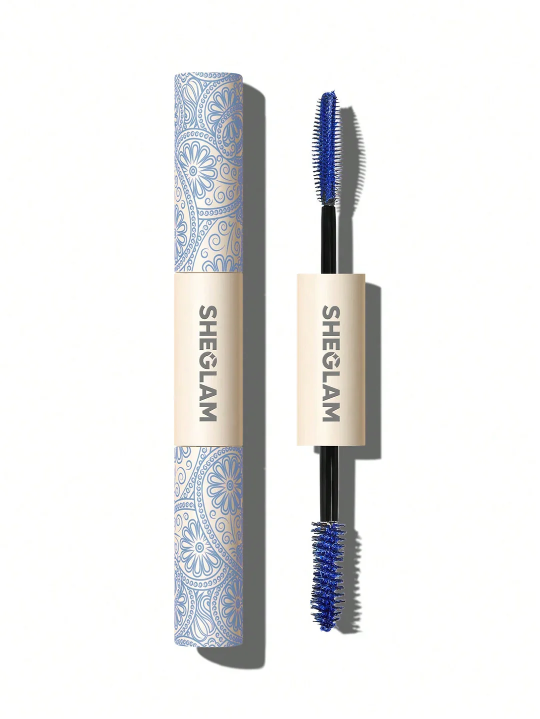 SHEGLAM ALL-IN-ONE VOLUME & LENGTH MASCARA WATERPROOF - 4X2G | شيكلام ماسكارا مزدوجة الطرف لتكثيف و تطويل الرموش - 4X2 غرام