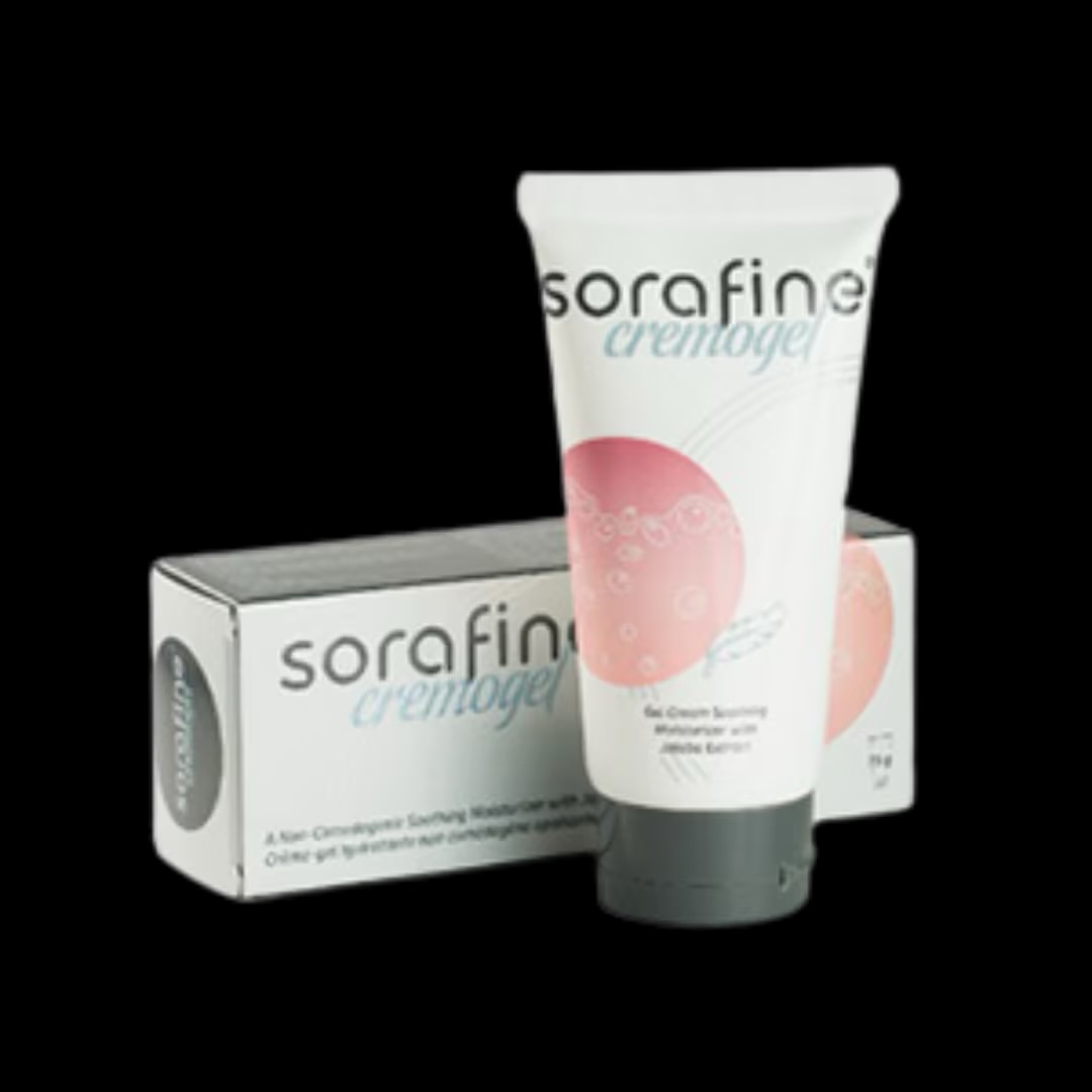 derma Pella Sorafine Cremogel Gel Cream Soothing Moisturizer With Jojoba Extract - 75g | ديرما بيلا جل مرطب للبشرة الدهنية - 75 غرام