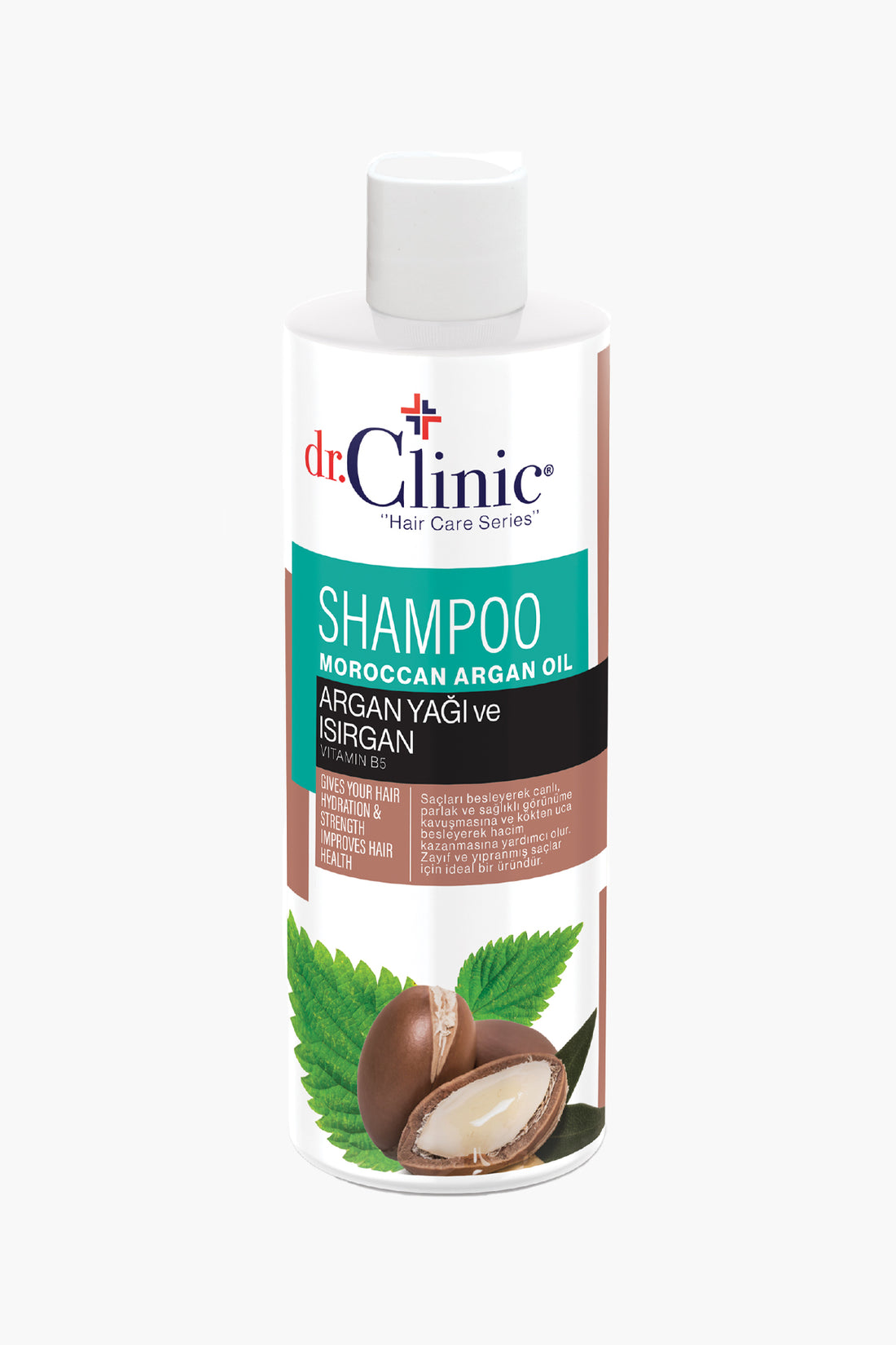 Herbal Content Nettle and Argan Oil Shampoo 400 ml دكتور كلينيك Dr.clinic