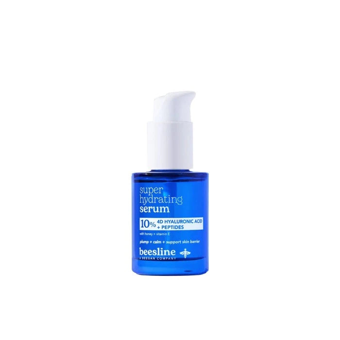 BEESLINE SUPER HYDRATING SERUM - 10% 4D HYALURONIC ACID + PEPTIDES - 30ML | بيزلين سيروم الترطيب العميق بالهيالورونيك اسيد 10% + ببتيدات - 30 مل