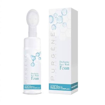 Purgene prebiotic face wash foam غسول الوجه بيورجين