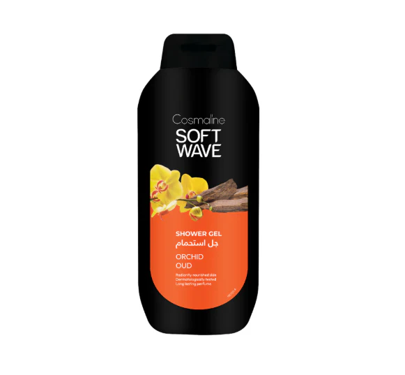 COSMALINE SHOWER GEL ORCHID OUD - 650ML | كوزمالين جل استحمام بالعود و الاوركيد - 650 مل