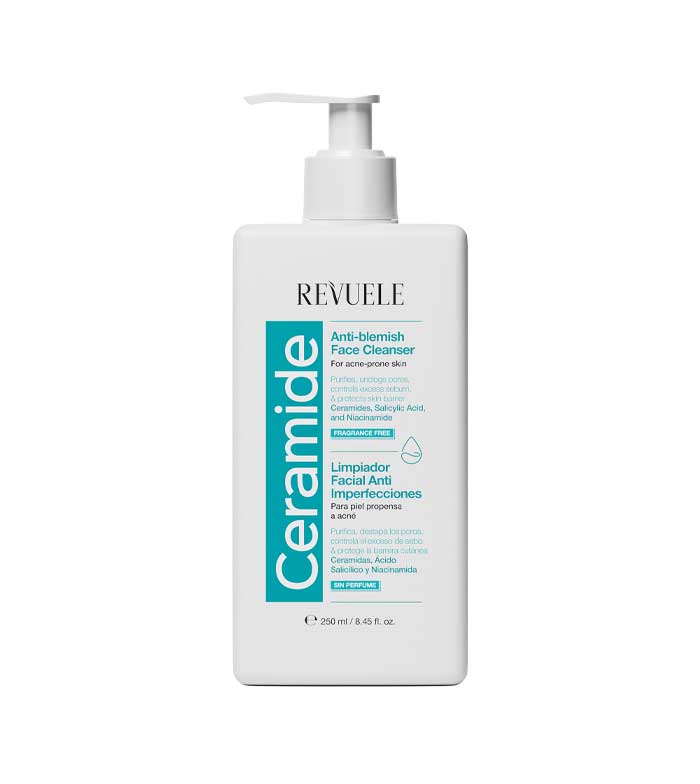 REVUELE CERAMIDE ANTI-BLEMISH FACE CLEANSER - 250ML | ريفويل غسول سيراميد