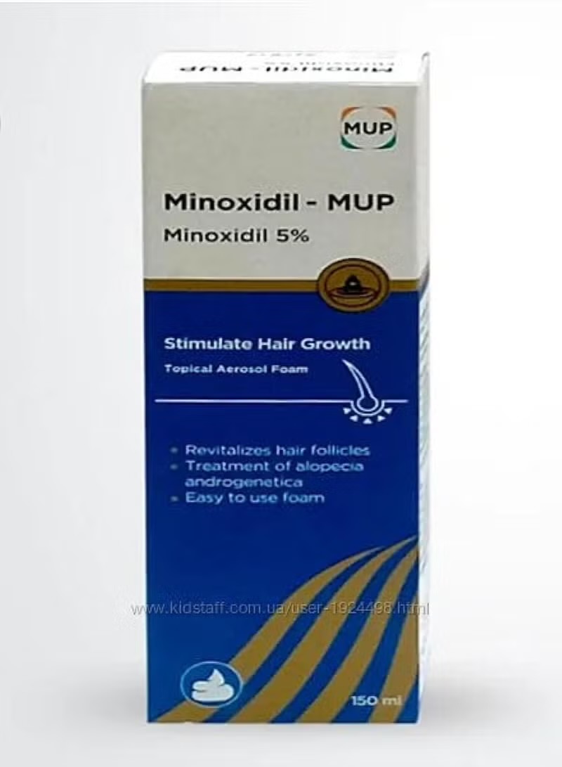 مينوكسيديل ام يو بى 5% فوم لاعادة نمو الشعر - 150 مل