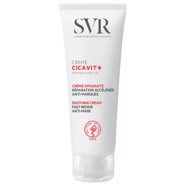 CICAVIT CREME SOOTHING REPAIRING CREAM SPF50 - 40ML | كريم سيكافيت مرمم ومهدئ بعامل حماية 50 - 40 مل SVR